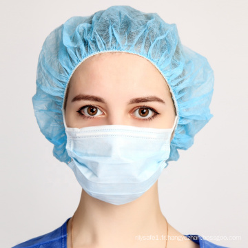 Masque en face de procédure médicale PPE à 3 plis PPE